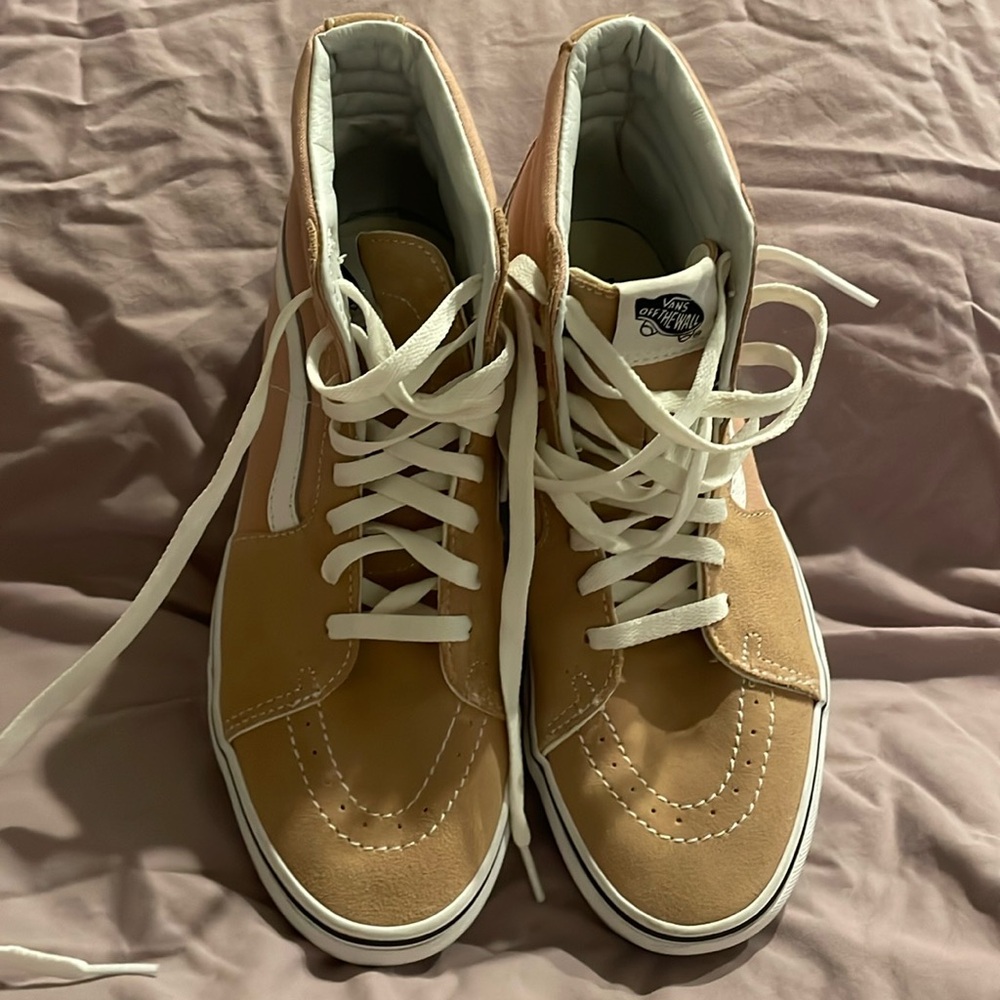 Vans, high top, classic, pink, shoe sz 9.5w